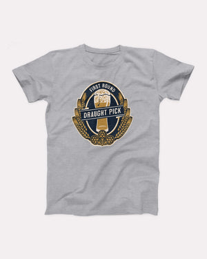 First Round Draught Pick Adult Unisex T-Shirt - Twisted Gorilla