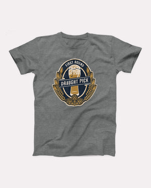 First Round Draught Pick Adult Unisex T-Shirt - Twisted Gorilla