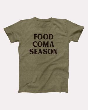 Food Coma Season Adult Unisex T-Shirt - Twisted Gorilla