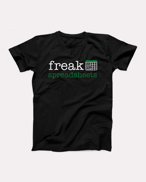 Freak in the Spreadsheets Adult Unisex T-Shirt - Twisted Gorilla