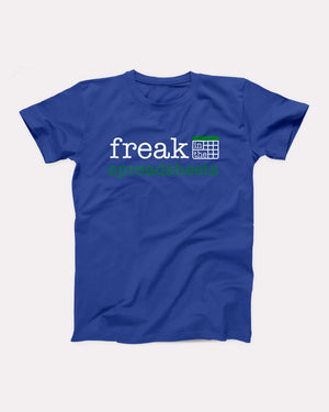 Freak in the Spreadsheets Adult Unisex T-Shirt - Twisted Gorilla
