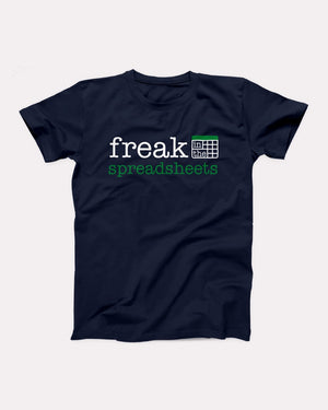 Freak in the Spreadsheets Adult Unisex T-Shirt - Twisted Gorilla