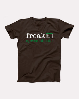 Freak in the Spreadsheets Adult Unisex T-Shirt - Twisted Gorilla