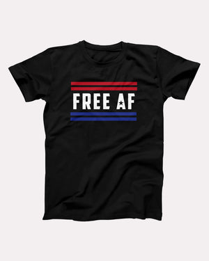 Free AF Adult Unisex T-Shirt - Twisted Gorilla