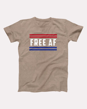 Free AF Adult Unisex T-Shirt - Twisted Gorilla