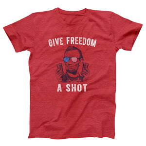 Give Freedom A Shot Adult Unisex T-Shirt - Twisted Gorilla