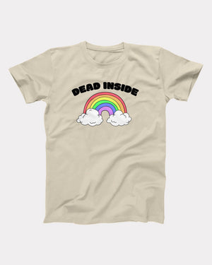 Happy and Dead Inside Adult Unisex T-Shirt Twisted Gorilla