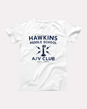 Hawkins Middle School A/V Club Adult Unisex T-Shirt - Twisted Gorilla