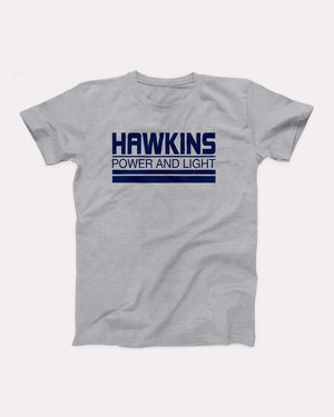 Hawkins Power and Light Adult Unisex T-Shirt - Twisted Gorilla