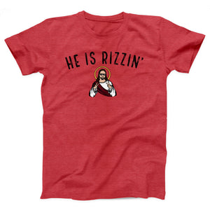 He is Rizzin' Adult Unisex T-Shirt - Twisted Gorilla