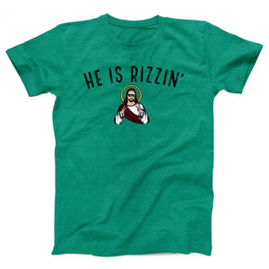 He is Rizzin' Adult Unisex T-Shirt - Twisted Gorilla