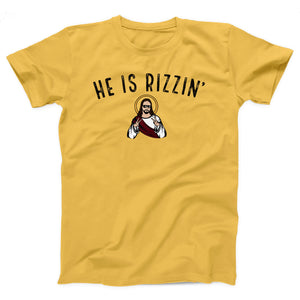 He is Rizzin' Adult Unisex T-Shirt - Twisted Gorilla
