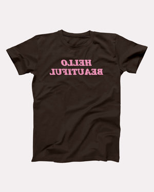 Hello Beautiful Adult Unisex T-Shirt Twisted Gorilla