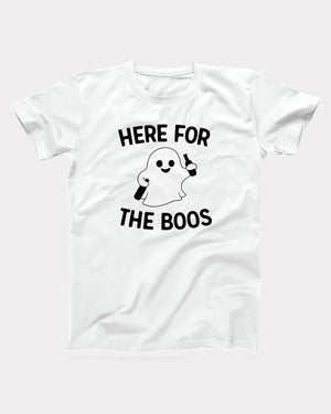 Here For The Boos Adult Unisex T-Shirt Twisted Gorilla