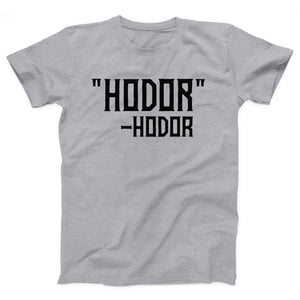 Hodor Adult Unisex T-Shirt - Twisted Gorilla