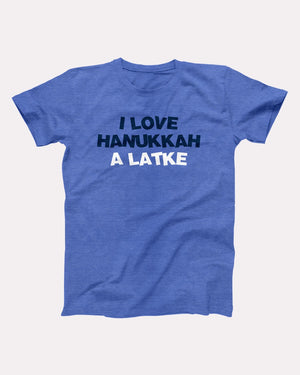 I Love Hanukkah A Latke Adult Unisex T-Shirt Twisted Gorilla