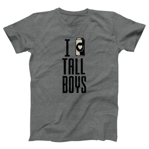 I Love Tall Boys Adult Unisex T-Shirt - Twisted Gorilla