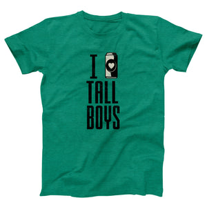 I Love Tall Boys Adult Unisex T-Shirt - Twisted Gorilla