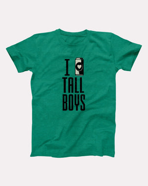 I Love Tall Boys Adult Unisex T-Shirt - Twisted Gorilla