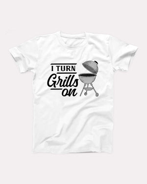 I Turn Grills On Adult Unisex T-Shirt - Twisted Gorilla