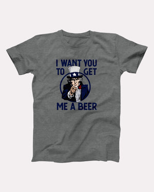 I Want You To Get Me A Beer Adult Unisex T-Shirt - Twisted Gorilla