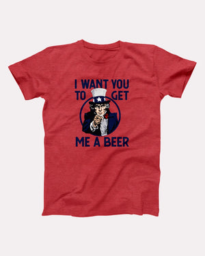I Want You To Get Me A Beer Adult Unisex T-Shirt - Twisted Gorilla