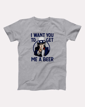 I Want You To Get Me A Beer Adult Unisex T-Shirt - Twisted Gorilla