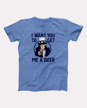 I Want You To Get Me A Beer Adult Unisex T-Shirt - Twisted Gorilla