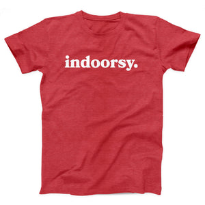 Indoorsy Adult Unisex T-Shirt - Twisted Gorilla