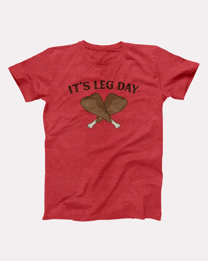 It's Leg Day Adult Unisex T-Shirt - Twisted Gorilla