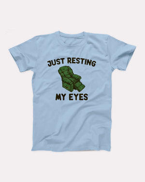 Just Resting My Eyes Adult Unisex T-Shirt - Twisted Gorilla