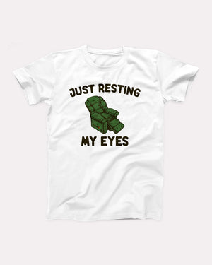 Just Resting My Eyes Adult Unisex T-Shirt Twisted Gorilla