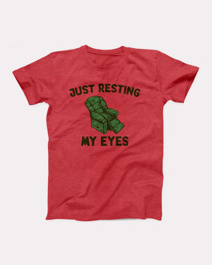 Just Resting My Eyes Adult Unisex T-Shirt Twisted Gorilla