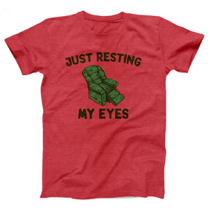 Just Resting My Eyes Adult Unisex T-Shirt Twisted Gorilla