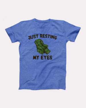 Just Resting My Eyes Adult Unisex T-Shirt Twisted Gorilla