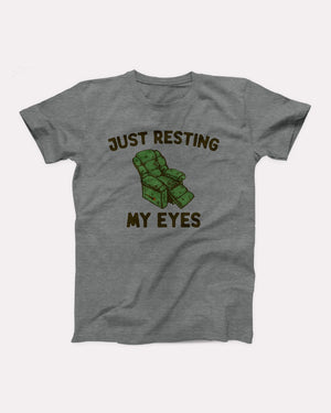 Just Resting My Eyes Adult Unisex T-Shirt - Twisted Gorilla
