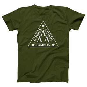 Lambda Lambda Lambda Adult Unisex T-Shirt - Twisted Gorilla