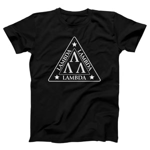 Lambda Lambda Lambda Adult Unisex T-Shirt - Twisted Gorilla