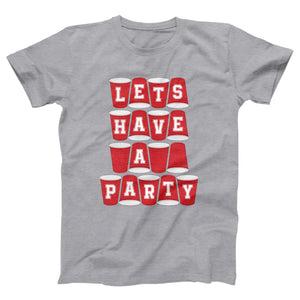 Let's Have A Party Adult Unisex T-Shirt - Twisted Gorilla