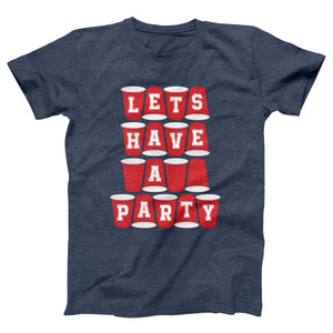 Let's Have A Party Adult Unisex T-Shirt - Twisted Gorilla