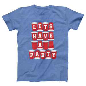 Let's Have A Party Adult Unisex T-Shirt - Twisted Gorilla