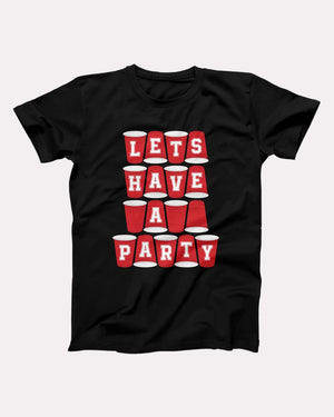 Let's Have A Party Adult Unisex T-Shirt - Twisted Gorilla