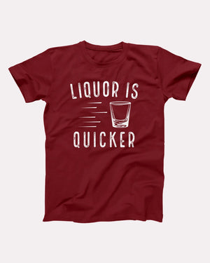 Liquor is Quicker Adult Unisex T-Shirt Twisted Gorilla