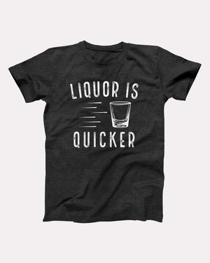 Liquor is Quicker Adult Unisex T-Shirt Twisted Gorilla