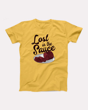 Lost in the Sauce Adult Unisex T-Shirt - Twisted Gorilla
