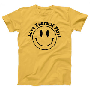 Love Yourself First Adult Unisex T-Shirt - Twisted Gorilla