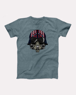 Maverick Helmet Adult Unisex T-Shirt Twisted Gorilla