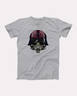 Maverick Helmet Adult Unisex T-Shirt Twisted Gorilla