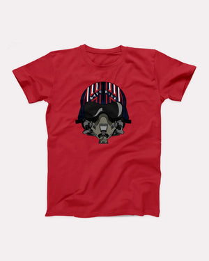 Maverick Helmet Adult Unisex T-Shirt Twisted Gorilla
