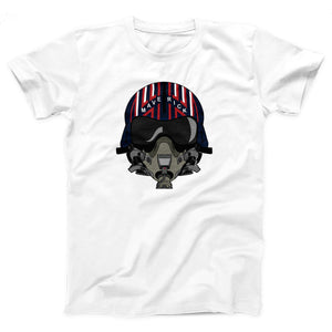 Maverick Helmet Adult Unisex T-Shirt Twisted Gorilla